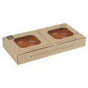 Appetizer Set Excellent Houseware Saucepan Terracotta Baked clay (Ø 15,5 x 3,8 cm) (450 ml) (2 Piece