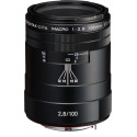 HD Pentax D-FA 100mm f/2.8 ED AW lens, black
