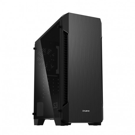 Zalman S3 TG ATX Mid Tower PC Case TG fan x3