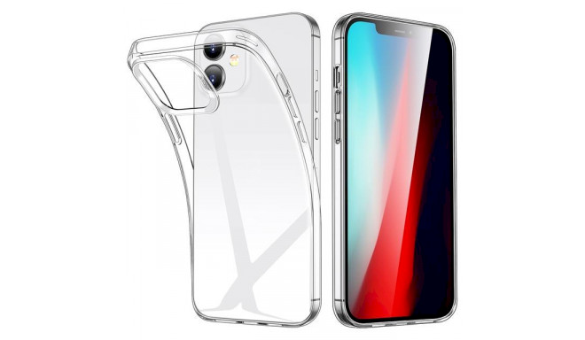 Fusion Ultra Back Case 2 mm Прочный Силиконовый чехол для Apple iPhone 12 Pro Max Прозрачный