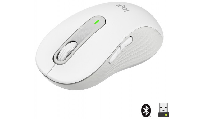 Logitech Signature M650 L Wireless mouse 2000 DPI, white