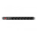 LANBERG rack PDU Pro 19inch 1U 16A 7x Shuko 2m black