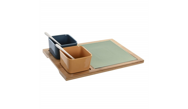 Appetizer Set DKD Home Decor 31 x 21 x 6 cm Porcelain Multicolour 6 Pieces