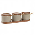 Cukurtrauks DKD Home Decor Kaučuka koks 7 Daudzums (29 x 10 x 7 cm)