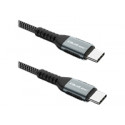 QOLTEC 52358 USB 2.0 type C Cable USB 2.0 type C 100W QC 3.0 PD 1.5m Black
