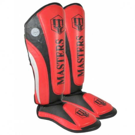 Masters shin guards NS-PU-FT (WAKO APPROVED) 119111-02M (niebieski+M)