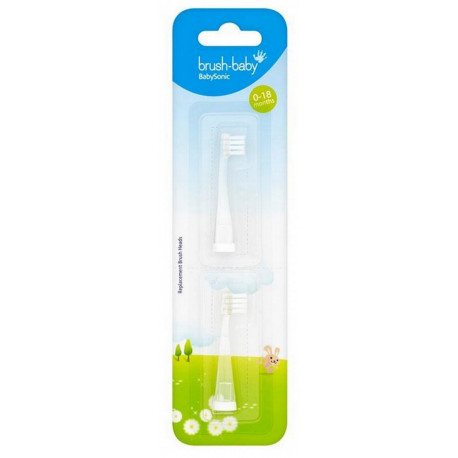 Braun electric toothbrush heads BabySonic 0-18 months - Toothbrush ...