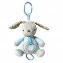 Music box Bunny 18 cm blue