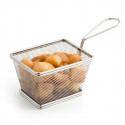 Basket for Presenting Aperitifs Quid Select Stainless steel (13 x 10 cm)