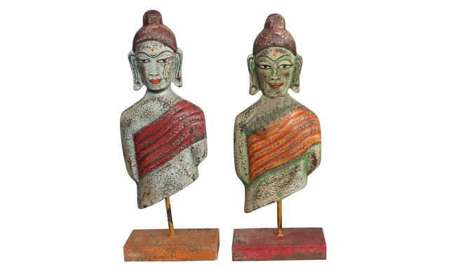 Decorative Figure DKD Home Decor 18 x 9 x 47 cm Buddha Oriental (2 Units)