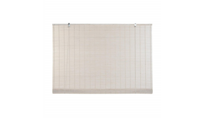 Roller blinds DKD Home Decor Varnished White Bamboo 120 x 2 x 230 cm