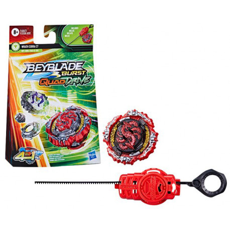Hasbro Beyblade Burst spinner Quad Drive Wrath Cobra C7