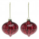 Christmas Baubles (2 pcs) 112490 (Red)