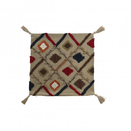 Spilvendrāna DKD Home Decor Daudzkrāsains Bārkstis 50 x 1 x 50 cm