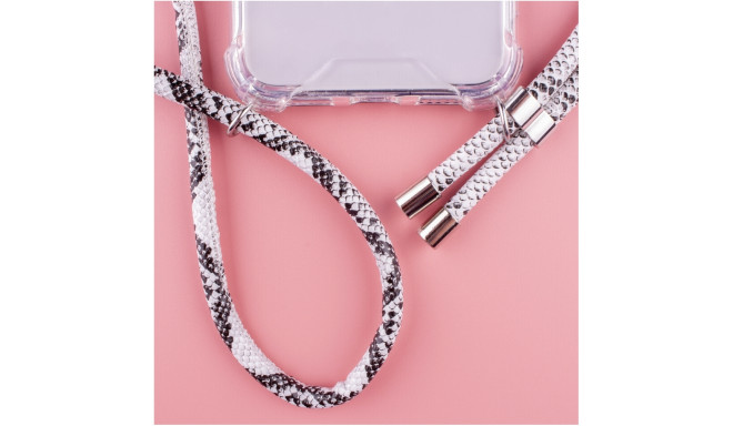 Lookabe Necklace Snake Edition iPhone Xr silver snake loo019