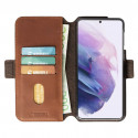 Krusell kaitseümbris PhoneWallet Samsung Galaxy S21+, vintage cognac (62270)