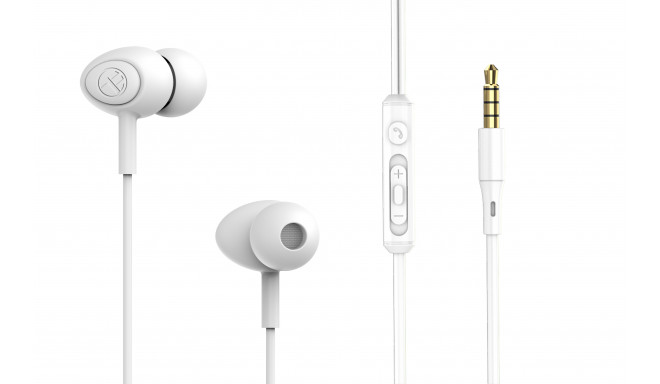 Tellur Basic Gamma Wired In-Ear Headphones White