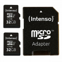 MicroSD Mälikaart koos Adapteriga INTENSO 32 GB x 2