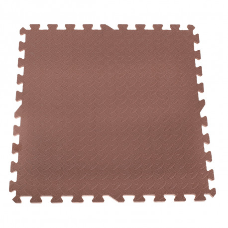 Laste vahtmatt puzzle pruun 60x60 4tk 4tk