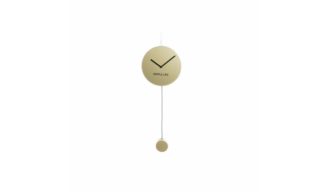 Wall Clock DKD Home Decor Golden Iron Plastic Pendulum 22 x 5,5 x 60 cm