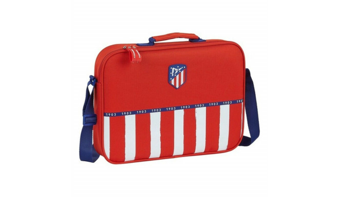 Kooli ranits Atlético Madrid Punane Sinine Valge (38 x 28 x 6 cm)