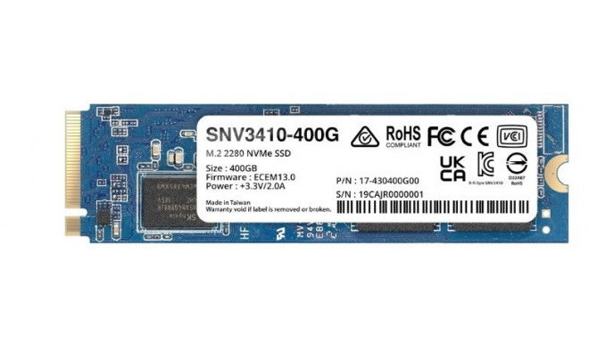 Synology SNV3410 M.2 400 GB PCI Express 3.0 NVMe