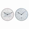 Wall Clock DKD Home Decor Children's MDF Wood (2 pcs) (24 x 3 x 24 cm)