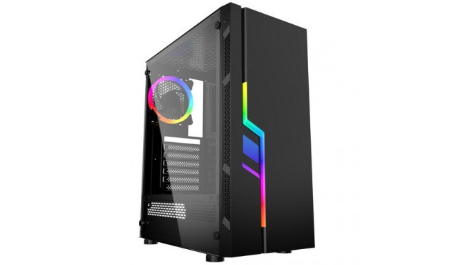 Gembird Fornax 2000 RGB Midi Tower Black