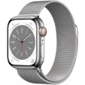 Apple Watch 8 GPS + Cellular 41mm Stainless Steel Milanese Loop, silver (MNJ83EL/A)