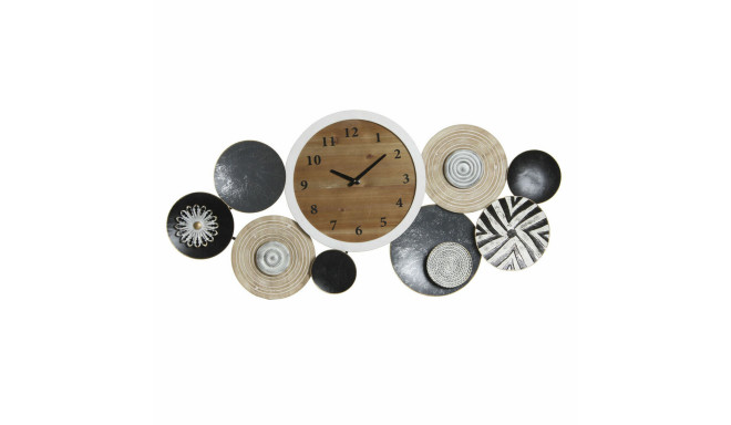 Wall Clock DKD Home Decor Metal Wood (105.4 x 6.5 x 51.5 cm)