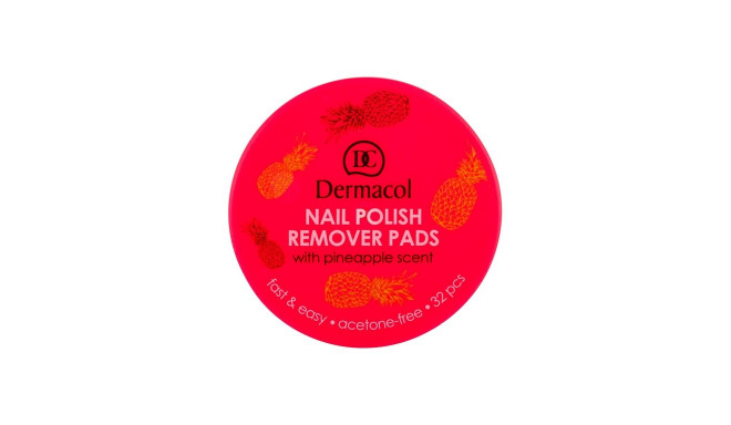 Dermacol Nail Polish Remover Pads (32ml)