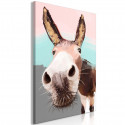 Seinapilt - Curious Donkey (1 Part) Vertical - 60x90
