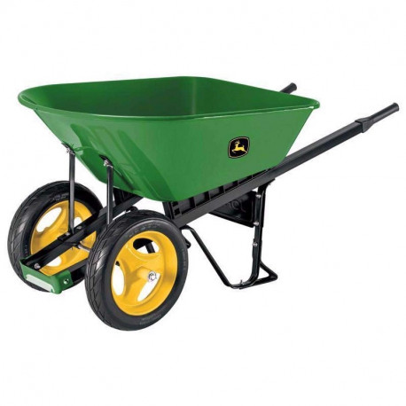 John Deere 120L professionaalne kaherattaline käru paksust metallist vanniga (3tk)