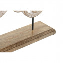 Dekoratīvās figūriņas DKD Home Decor Balts Mango koks Koks MDF (50 x 9 x 45 cm)
