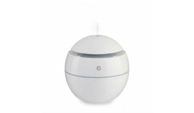 Aroma Diffuser Humidifier with Multicolour LED White Plastic (130 ml) (10 x 10 x 10 cm)