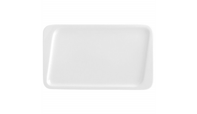 Dessert dish Quid Chef Ceramic White 25 x 15 cm (6 Units) (Pack 6x)