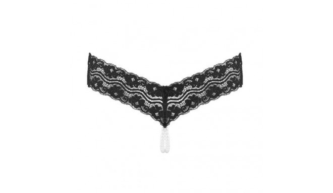 Underneath - Crotchless Mira G-string With Pearl Chain (S/M)