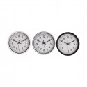 Wall Clock EDM Black PVC (Ø 20 cm x 4 cm)