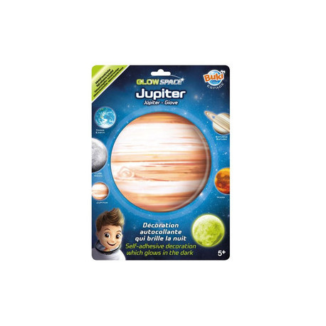 Fosforestseeruv kleebis 3D planeet - Jupiter, Buki