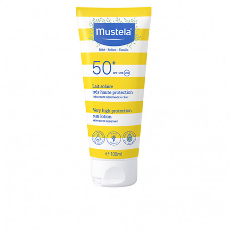 MUSTELA BEBÉ-NIÑO SOL leche solar muy alta protección SPF50+ 100 ml