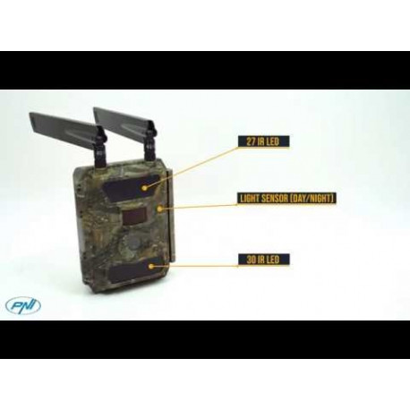 Hunting 400C PRO 24MP 4G/LTE rajakaamera, nähtamatu IR LED 940nm,lainurk 100°