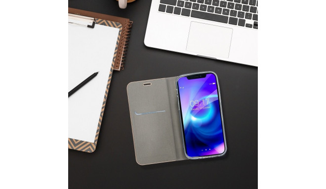 Forcell kaitseümbris Luna Book Gold Samsung Galaxy S20 FE/S20 FE 5G silver