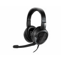 MSI IMMERSE GH30 V2 Gaming Headset 'Black with Iconic Dragon Logo, Wired Inline Audio with splitter 