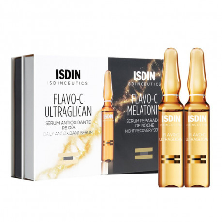 Antioksüdantseerum Melatonin + Ultraglican Isdin Isdinceutics C (20 uds) 20 Tükid, osad
