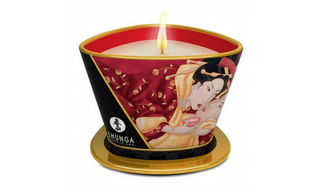 Свеча для массажа Клубника Shunga (170 ml)
