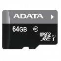 Adata mälukaart microSDXC 64GB Class 10 UHS
