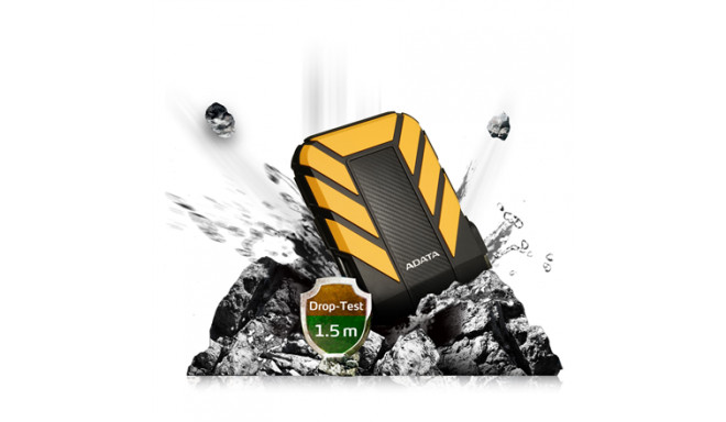 ADATA HD710 Pro 1TB external HDD drive Black and yellow (AHD710P-1TU31-CYL)