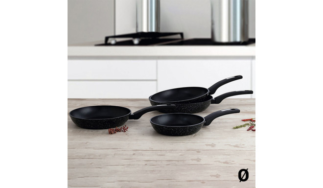 Non-stick frying pan Quid Estelar Black Metal - 24 cm