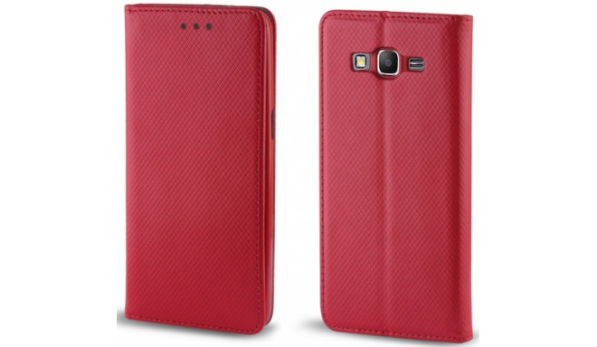 Forever case Smart Magnetic Fix Book Samsung Galaxy J120F Galaxy J1, red