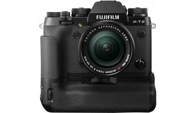 Fujifilm X-T2 + 18-55mm + akutald VPB-XT2